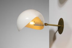 Pair of Beige Modern Italian Wall Lights "Maxina" Vintage Design Moderne