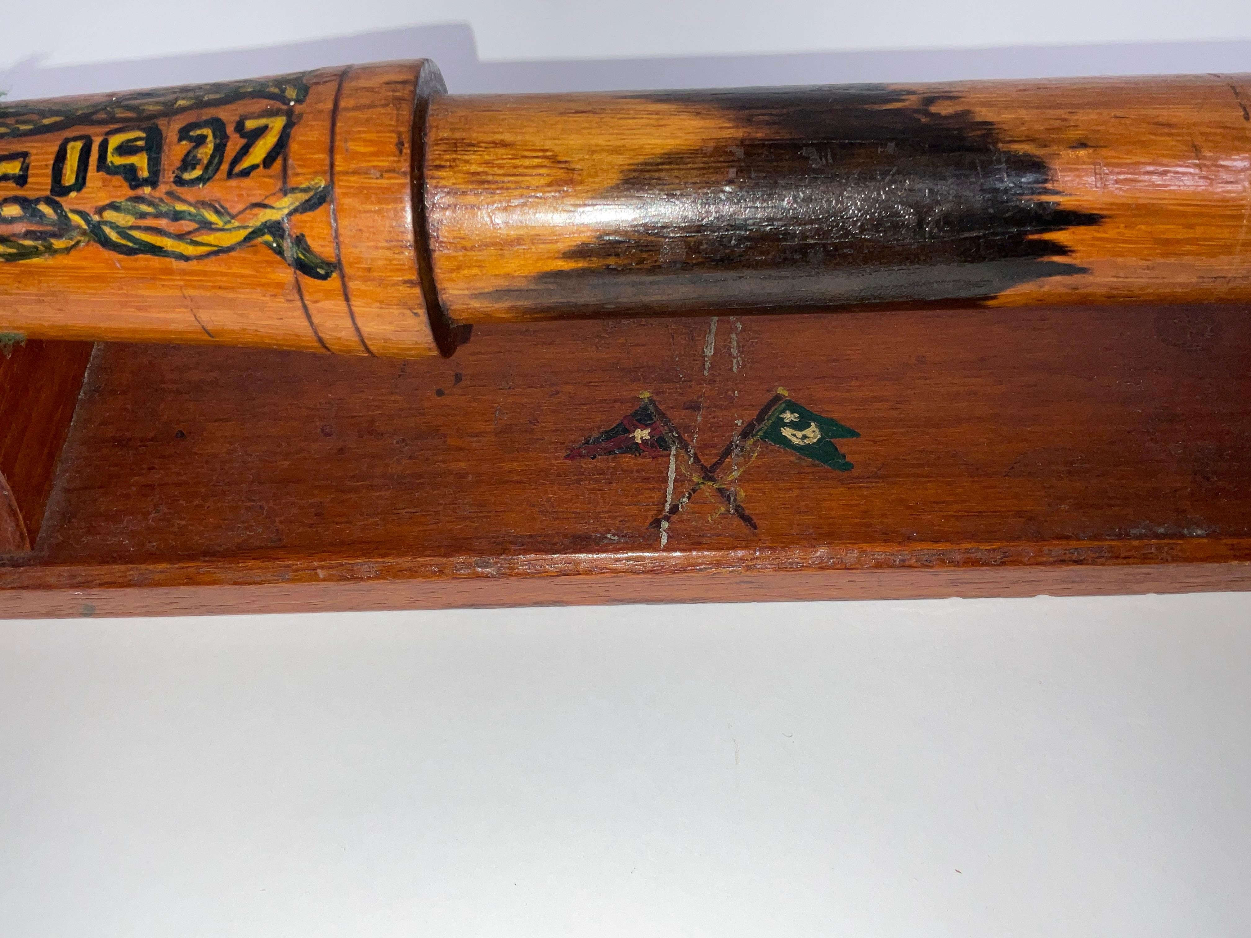 Par de pasadores de amarre del yate Aloha Madera en venta