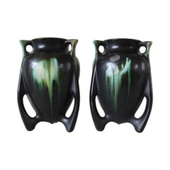 Pair of Belgian Art Deco Vases