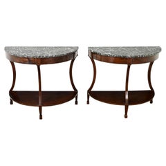 Mahogany Console Tables