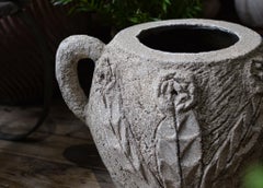 Paire de jardinières belges en faux bois