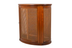 Pair of Belgian Low Cabinets in Mahogany, circa 1950s