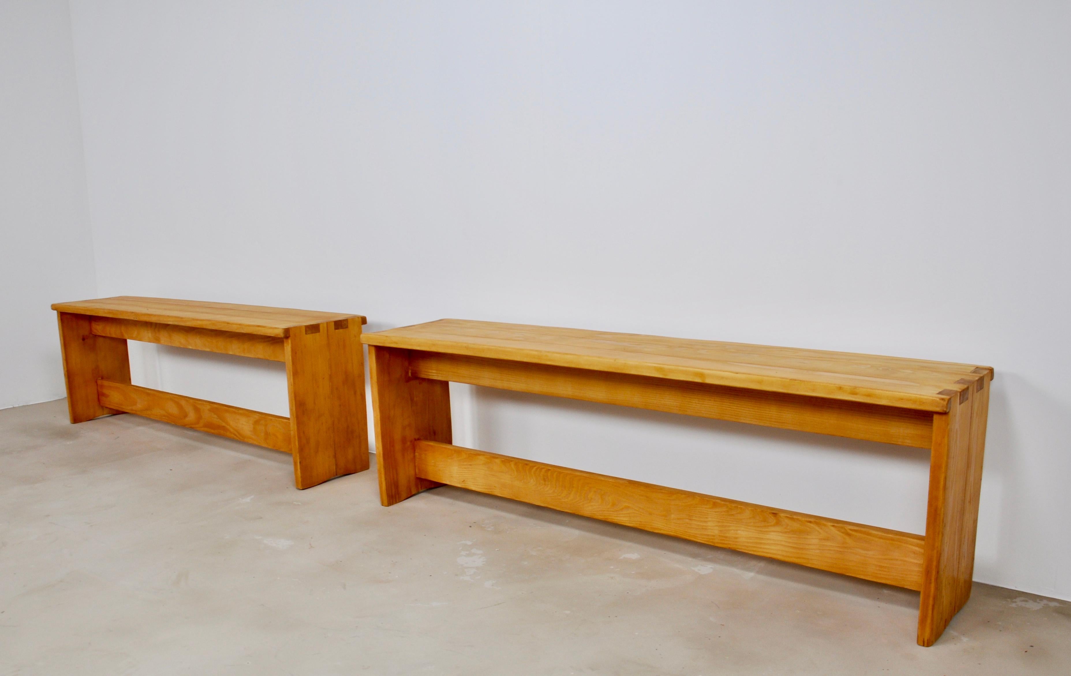 Mid-Century Modern Pair of Benches, 1960s