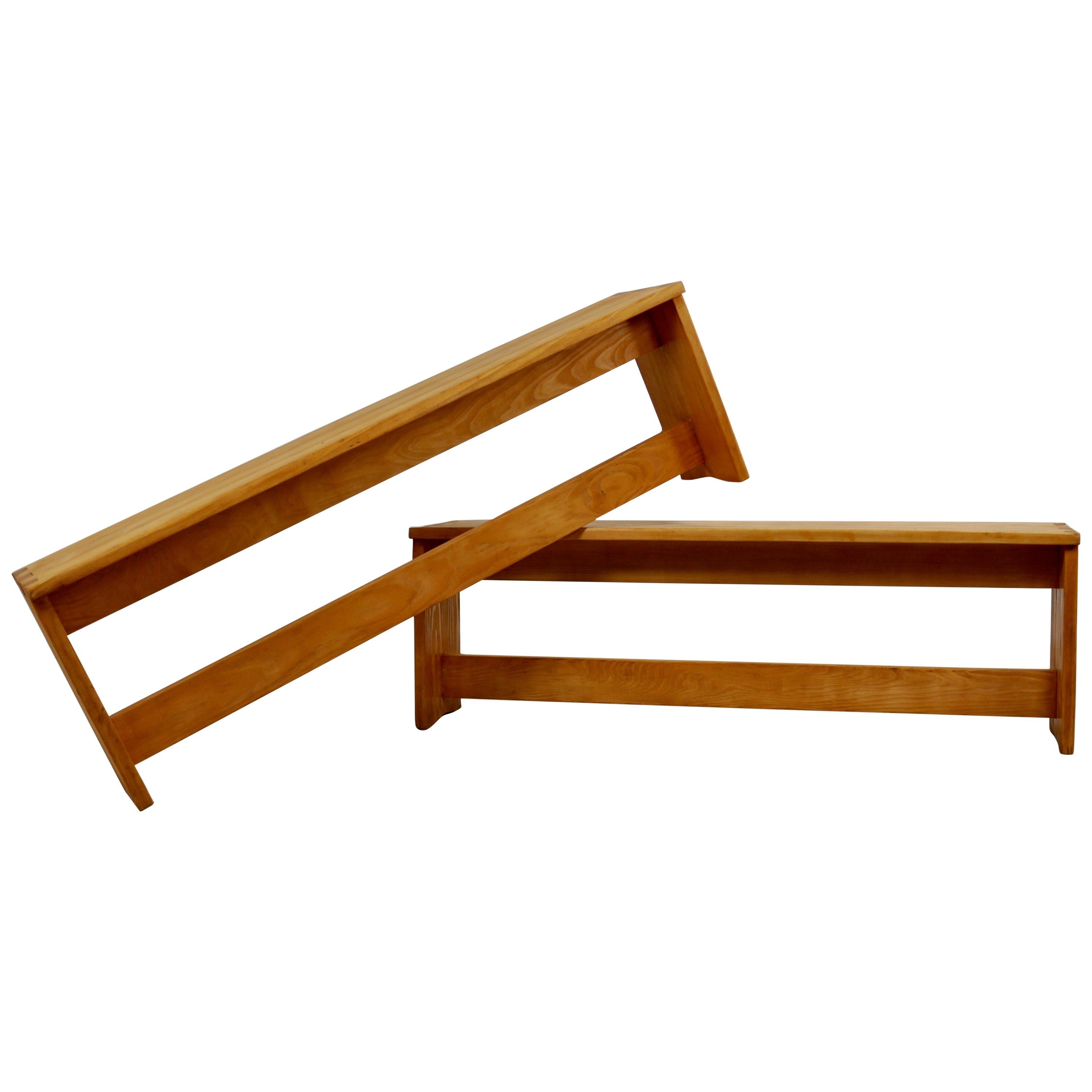 Pair of Benches, 1960s