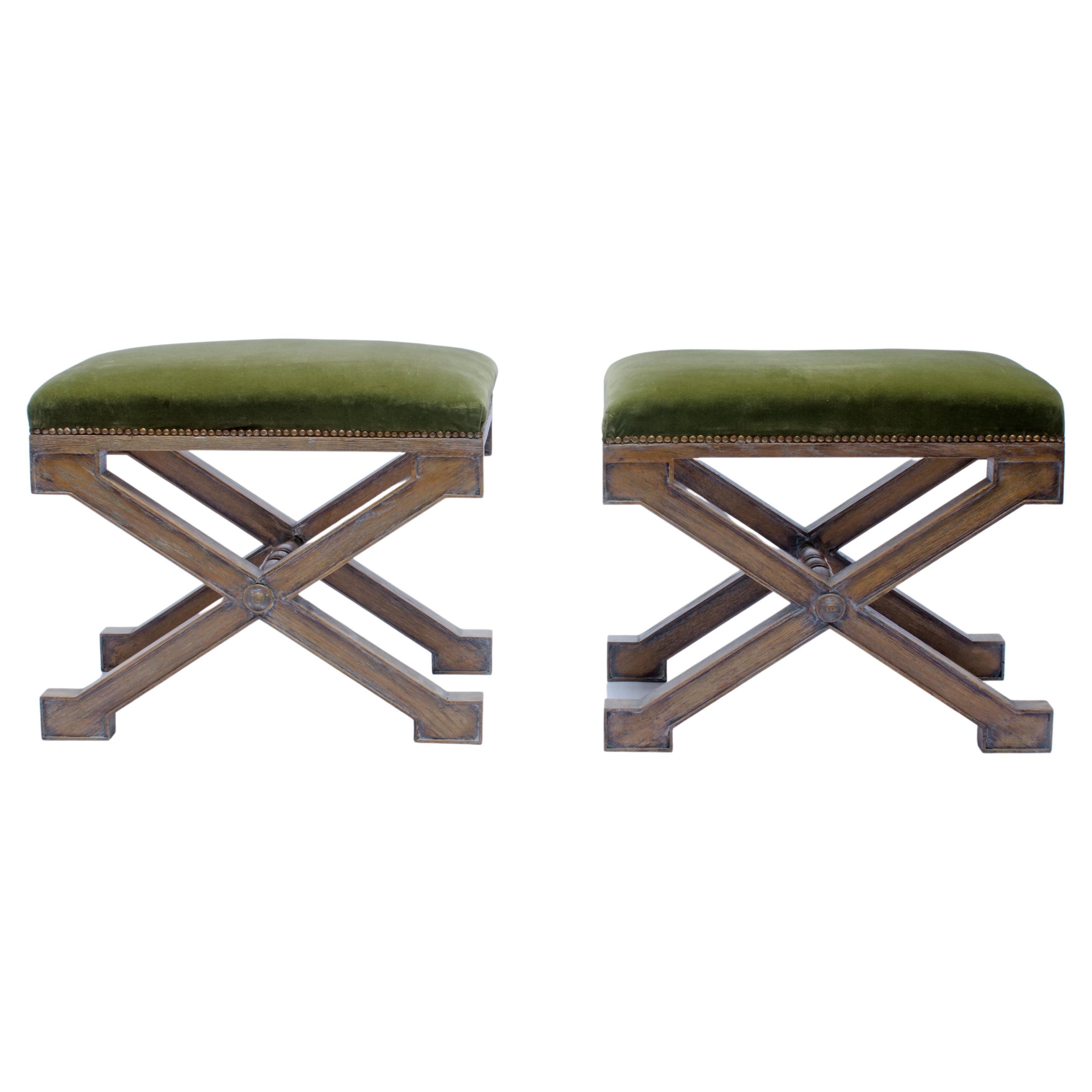 Pair of Benches by José Emilio Terry For Sale