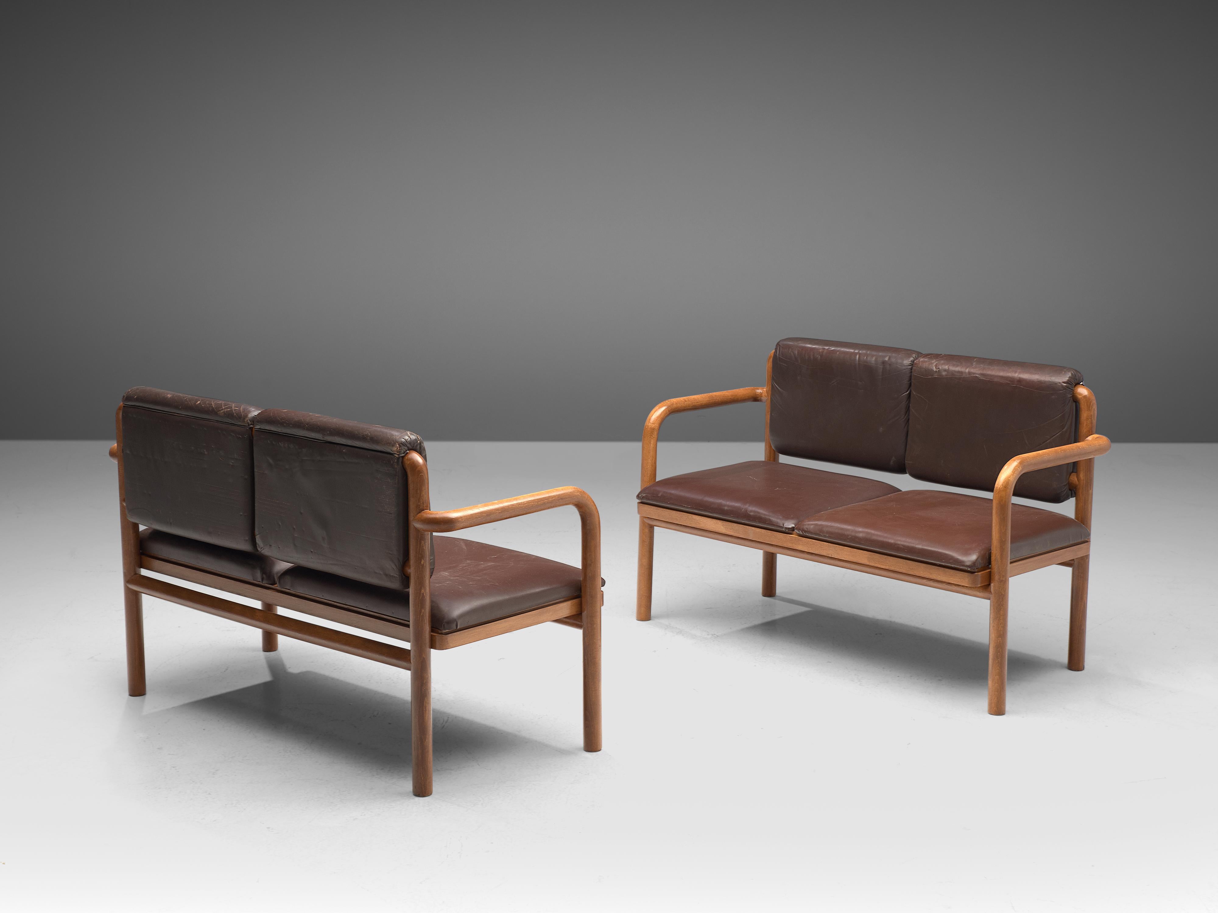 Mid-Century Modern Benches by Ton in Bentwood For Sale