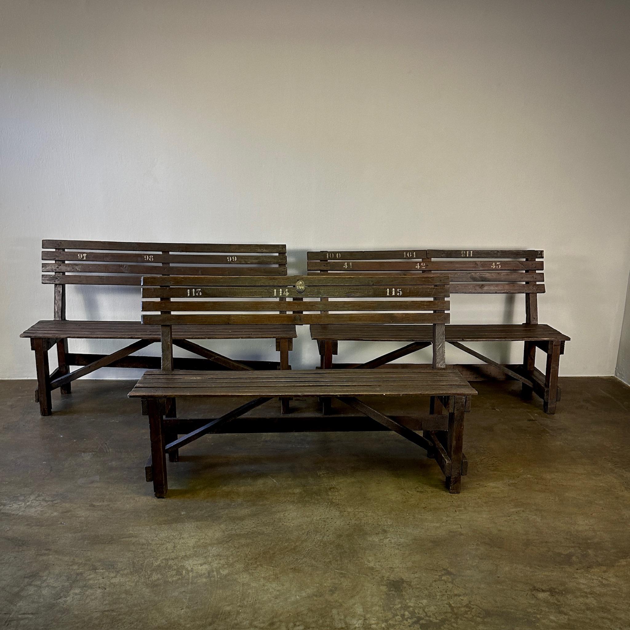 French Pair of Benches For Sale