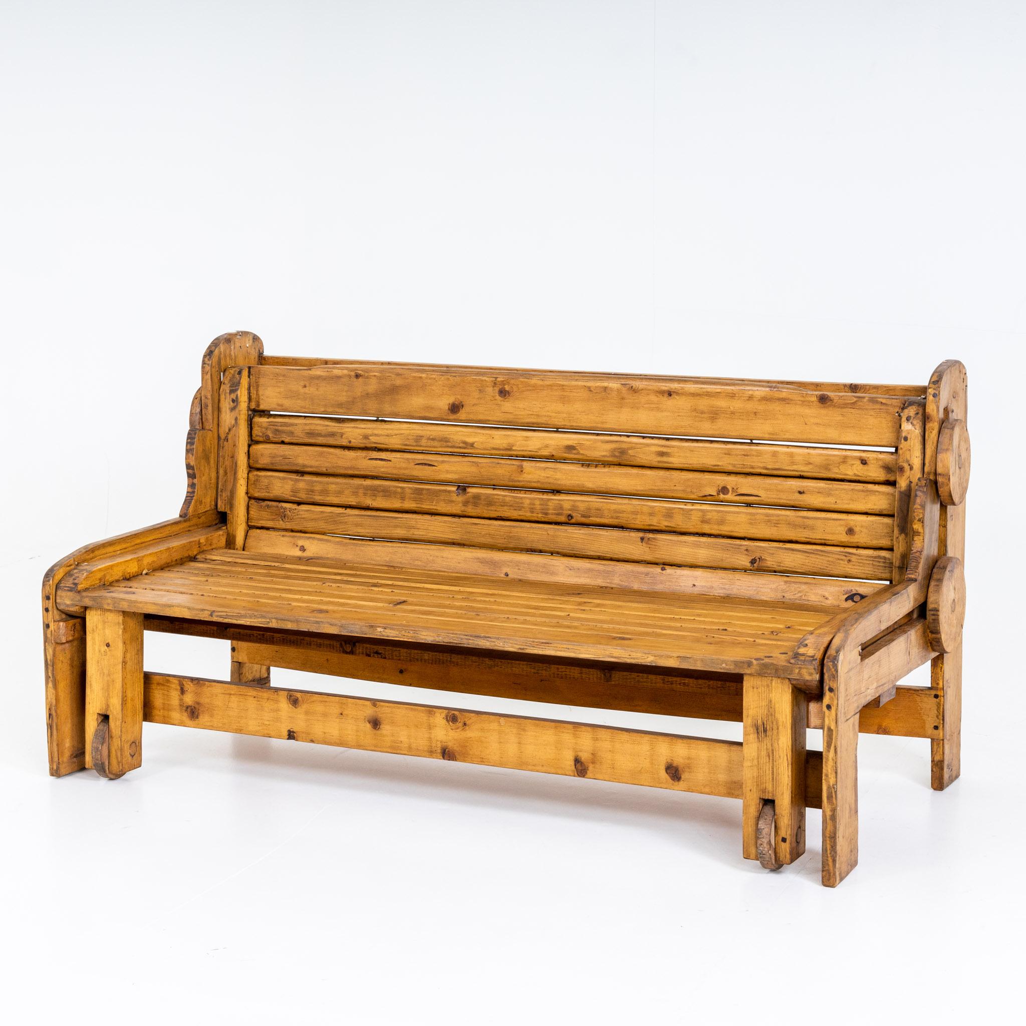 Modern Pair of Benches, Italian Manufactory, 1960s For Sale