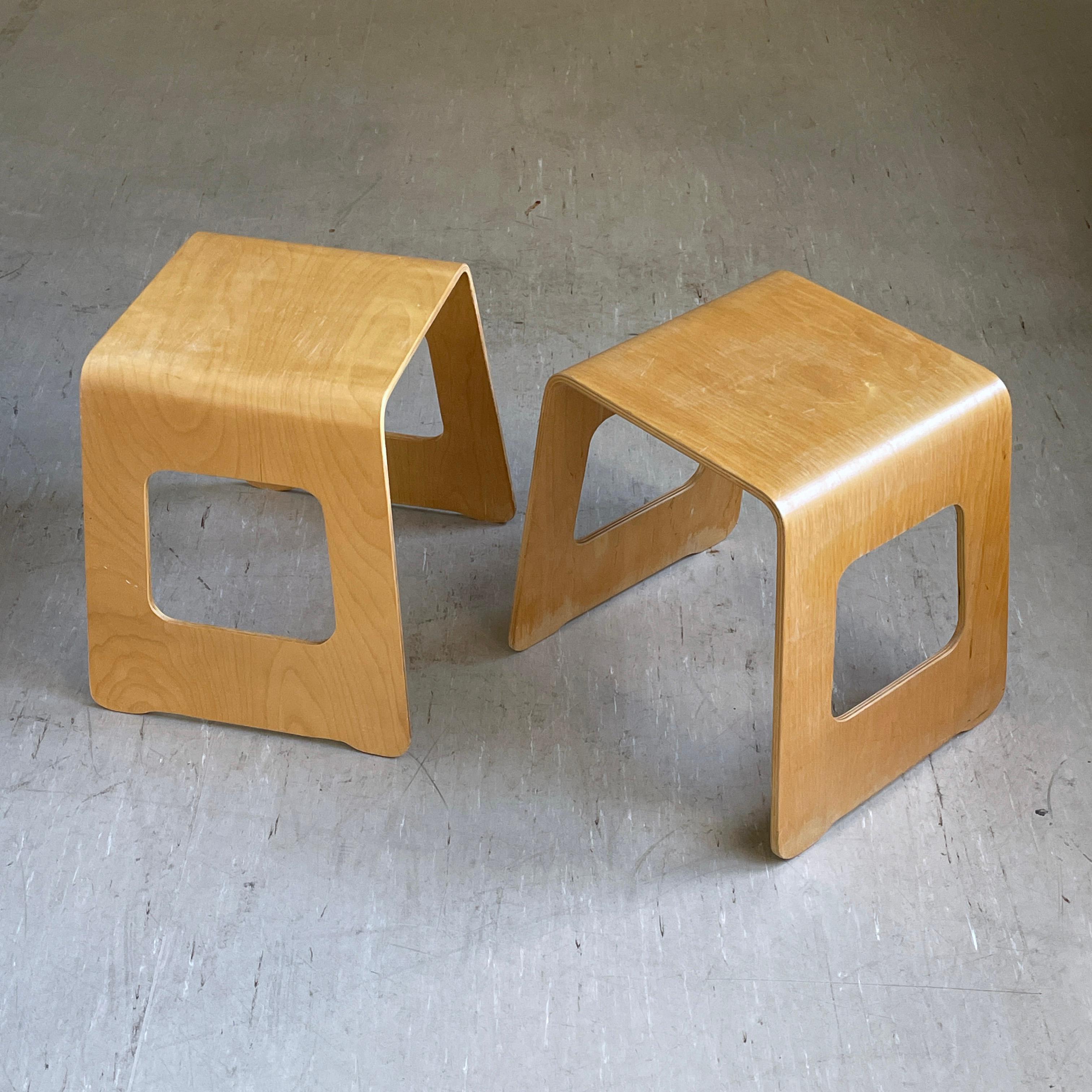 Pair of 'Benjamin' Stools by Lisa Norinder for IKEA, 1990's For Sale 4