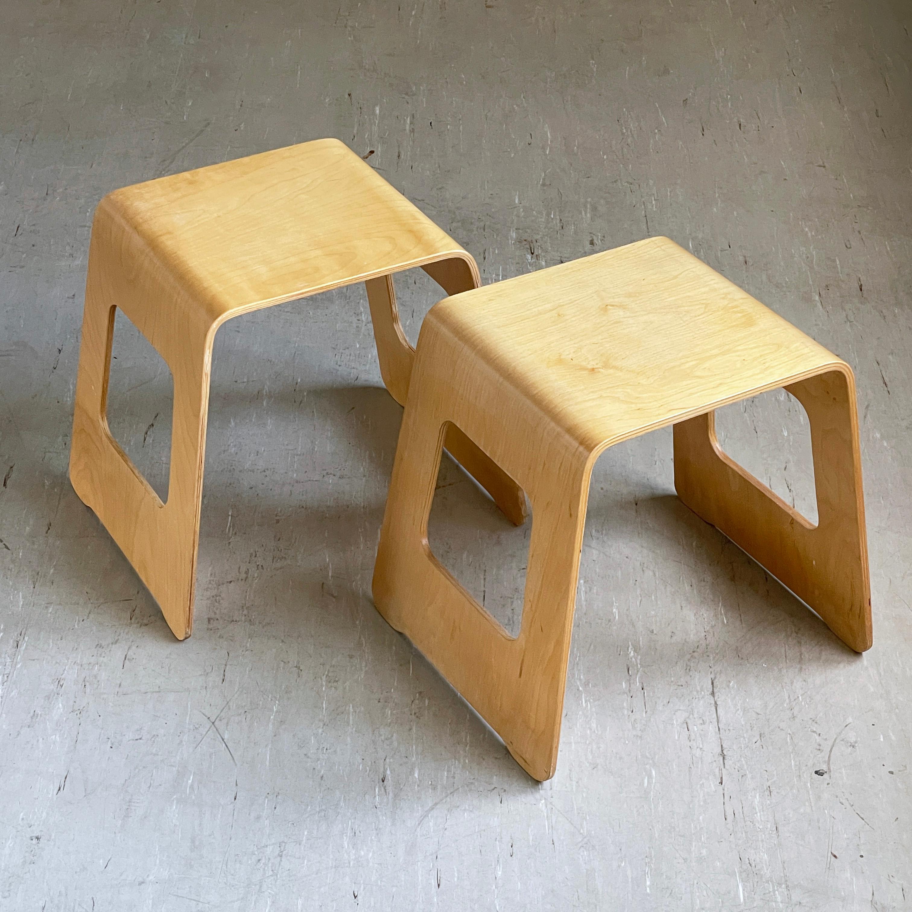 Pair of 'Benjamin' Stools by Lisa Norinder for IKEA, 1990's For Sale 1