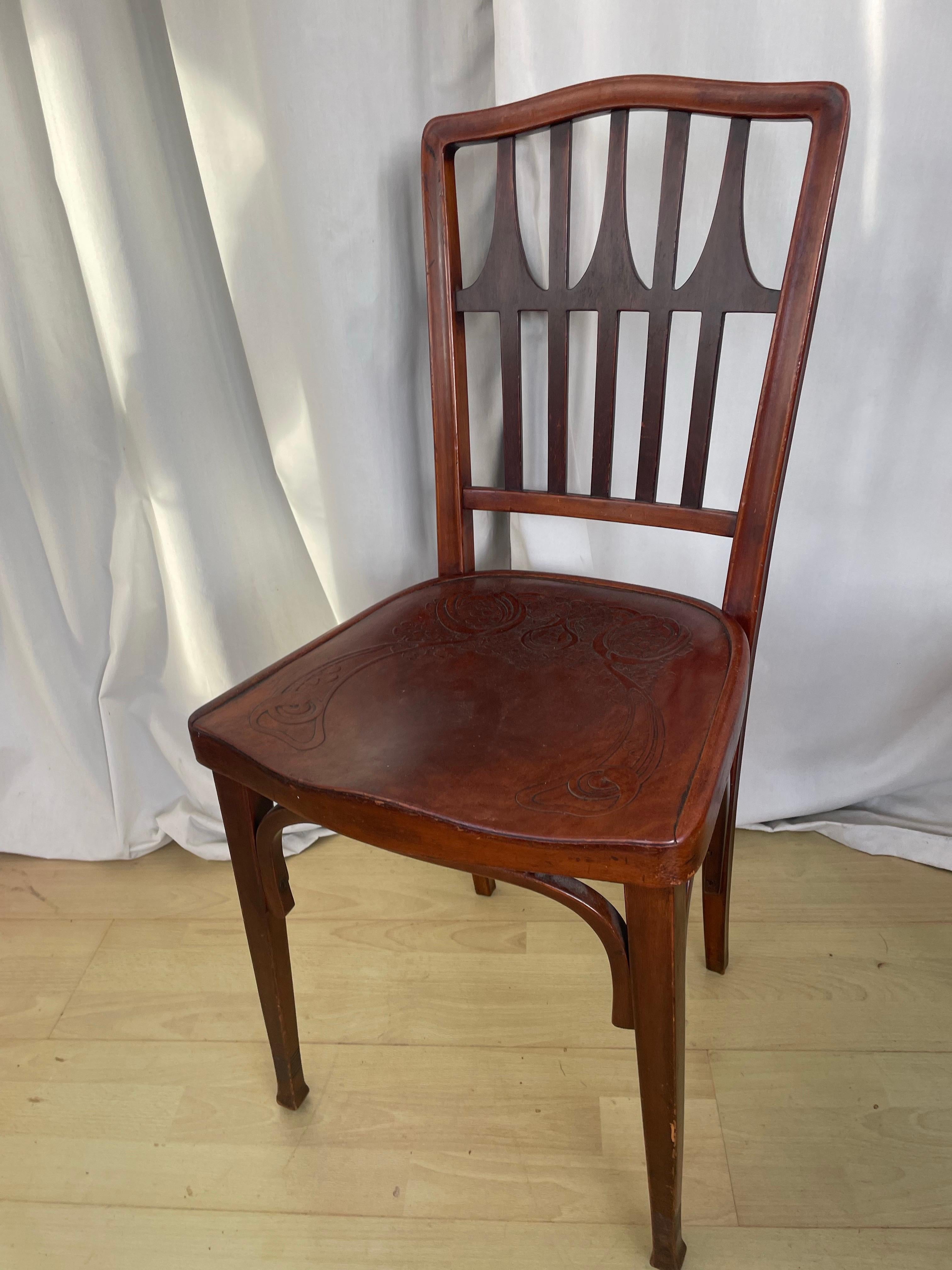 Coppia di sedie bentoowd dei fratelli Kohn in vendita 10