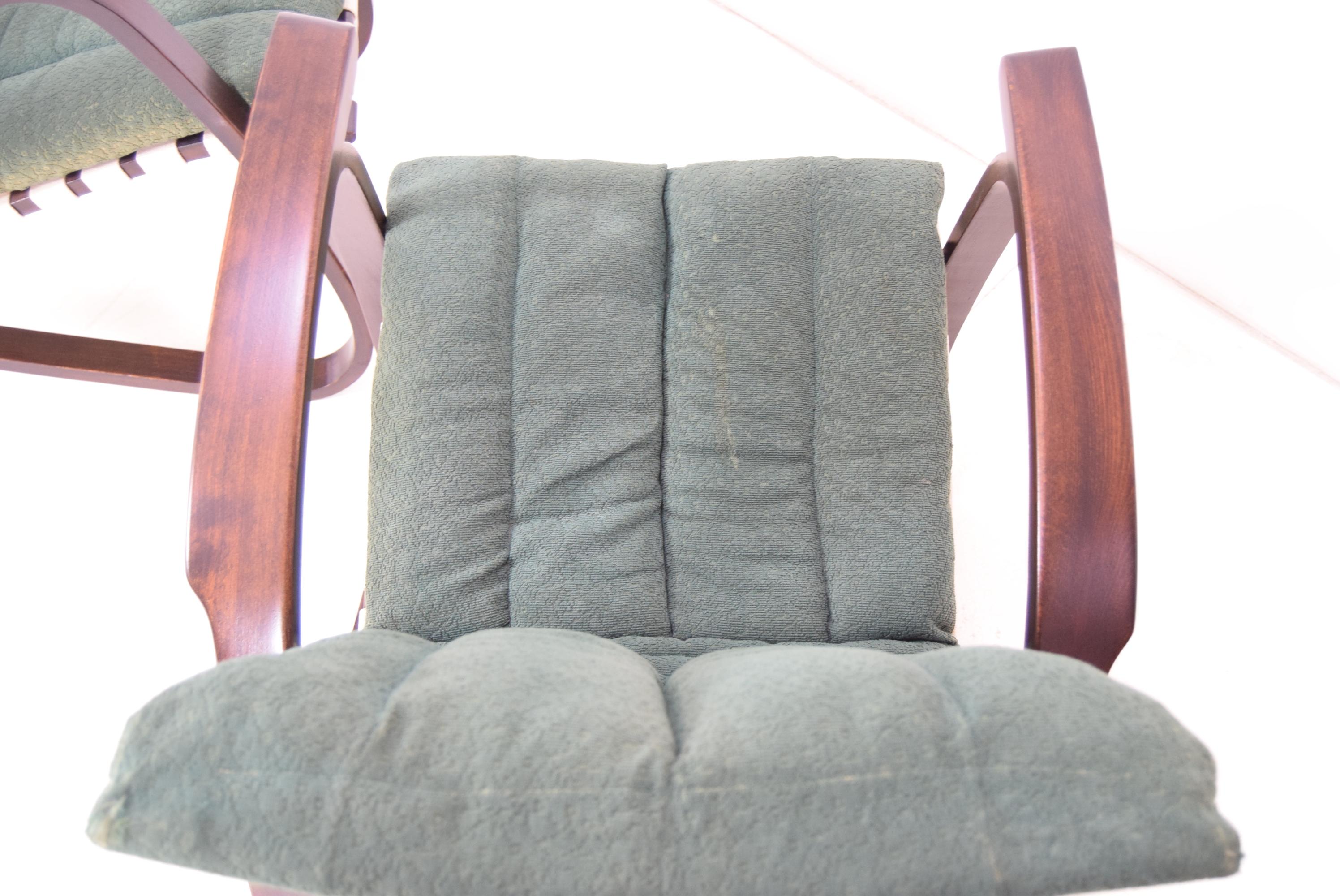 Pair of Bentwood Armchairs by Jan Vanek for UP Závody, 1930s 4