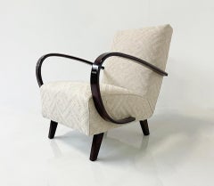 Pair of Bentwood Armchairs by Jindrich Halabala - Czech Republic 1940s