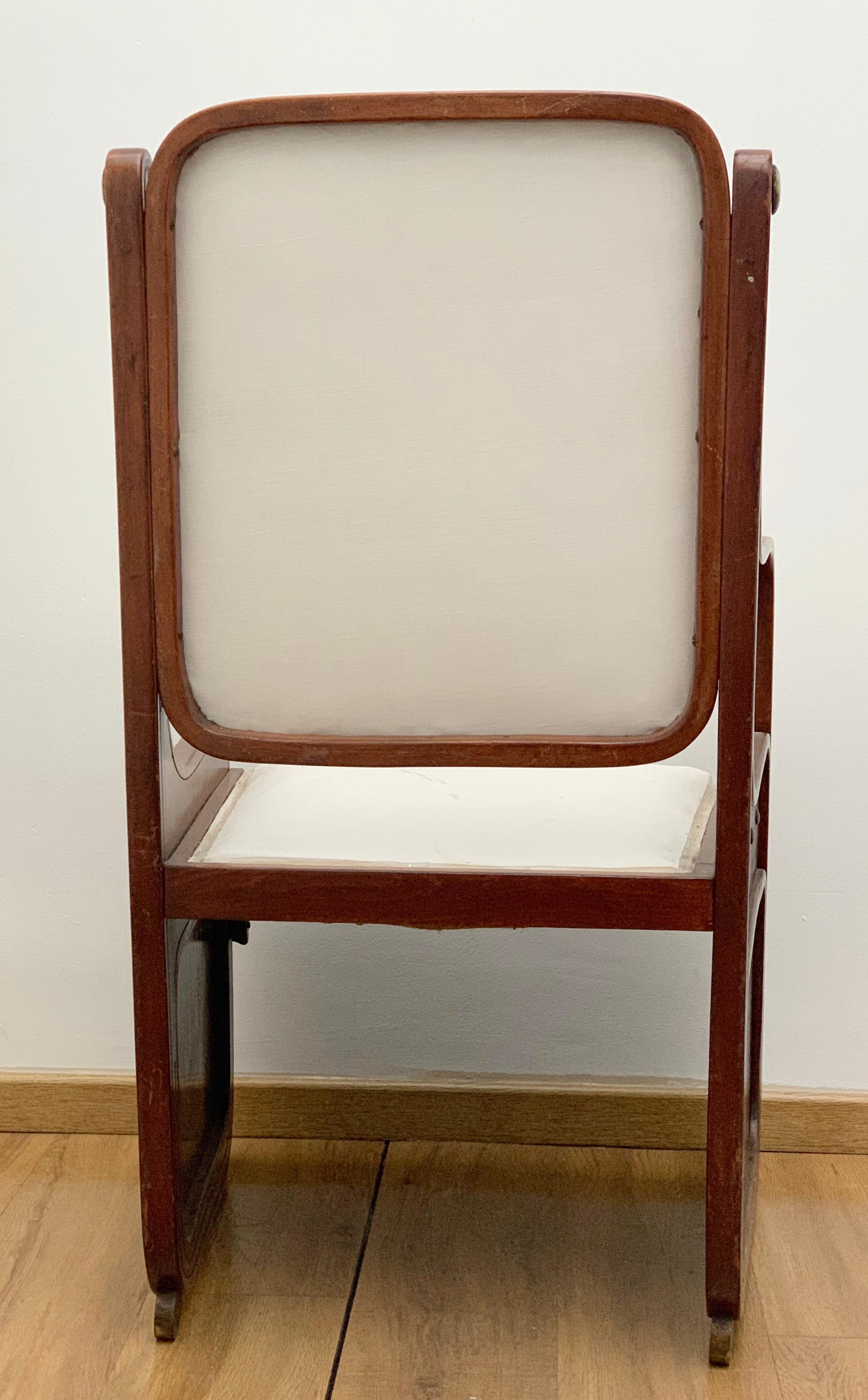 Paire de fauteuils en bois courbé de Koloman Moser, Sécession viennoise, vers 1900 Bon état - En vente à Brussels, BE