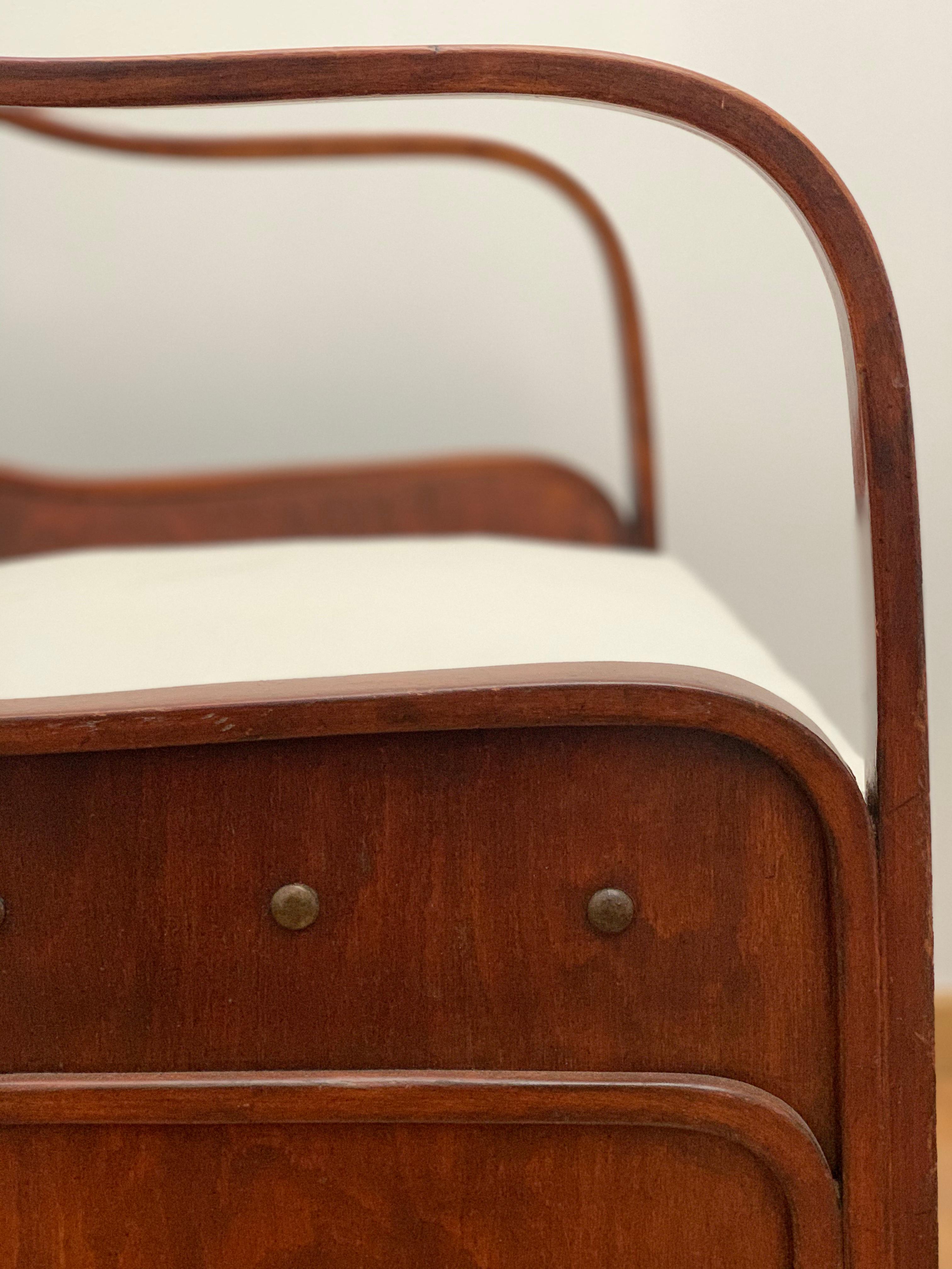 Paire de fauteuils en bois courbé de Koloman Moser, Sécession viennoise, vers 1900 en vente 1