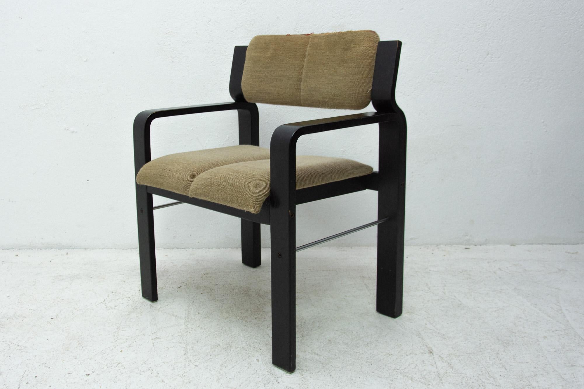 Pair of Bentwood Armchairs by Ludvík Volák for Dřevopodnik Holešov, 1980s 5