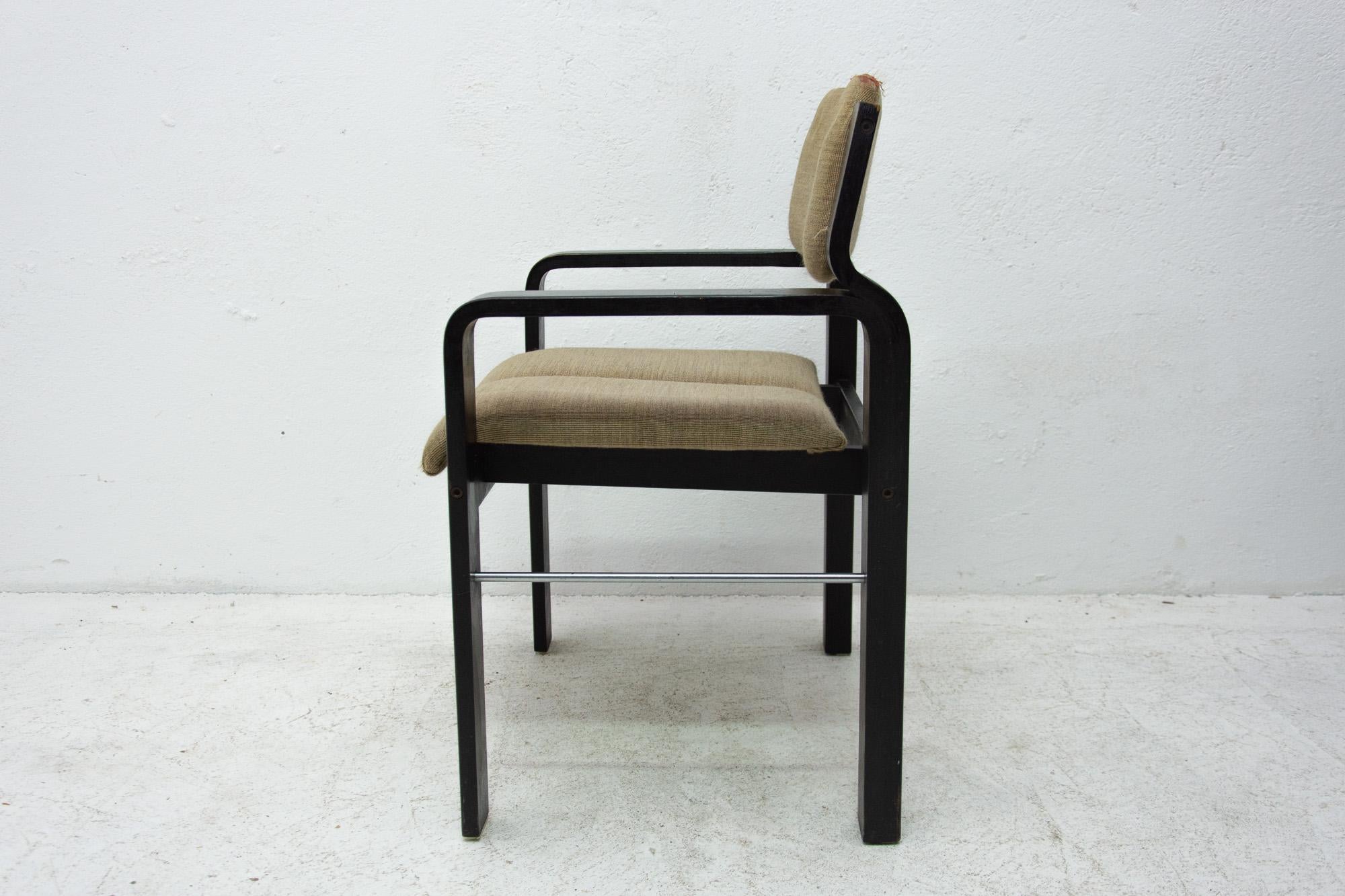Pair of Bentwood Armchairs by Ludvík Volák for Dřevopodnik Holešov, 1980s 8