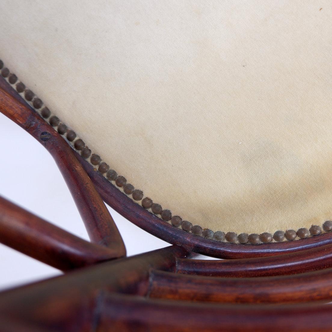 Pair of bentwood Armchairs mod. Fledermaus by Josef Hoffmann for Thonet, 1910s 8