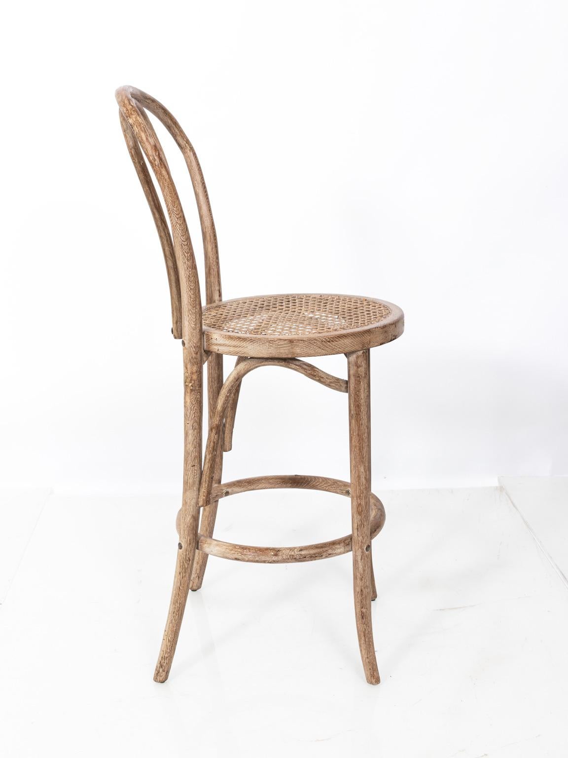 Paar Bugholz-Barhocker 5