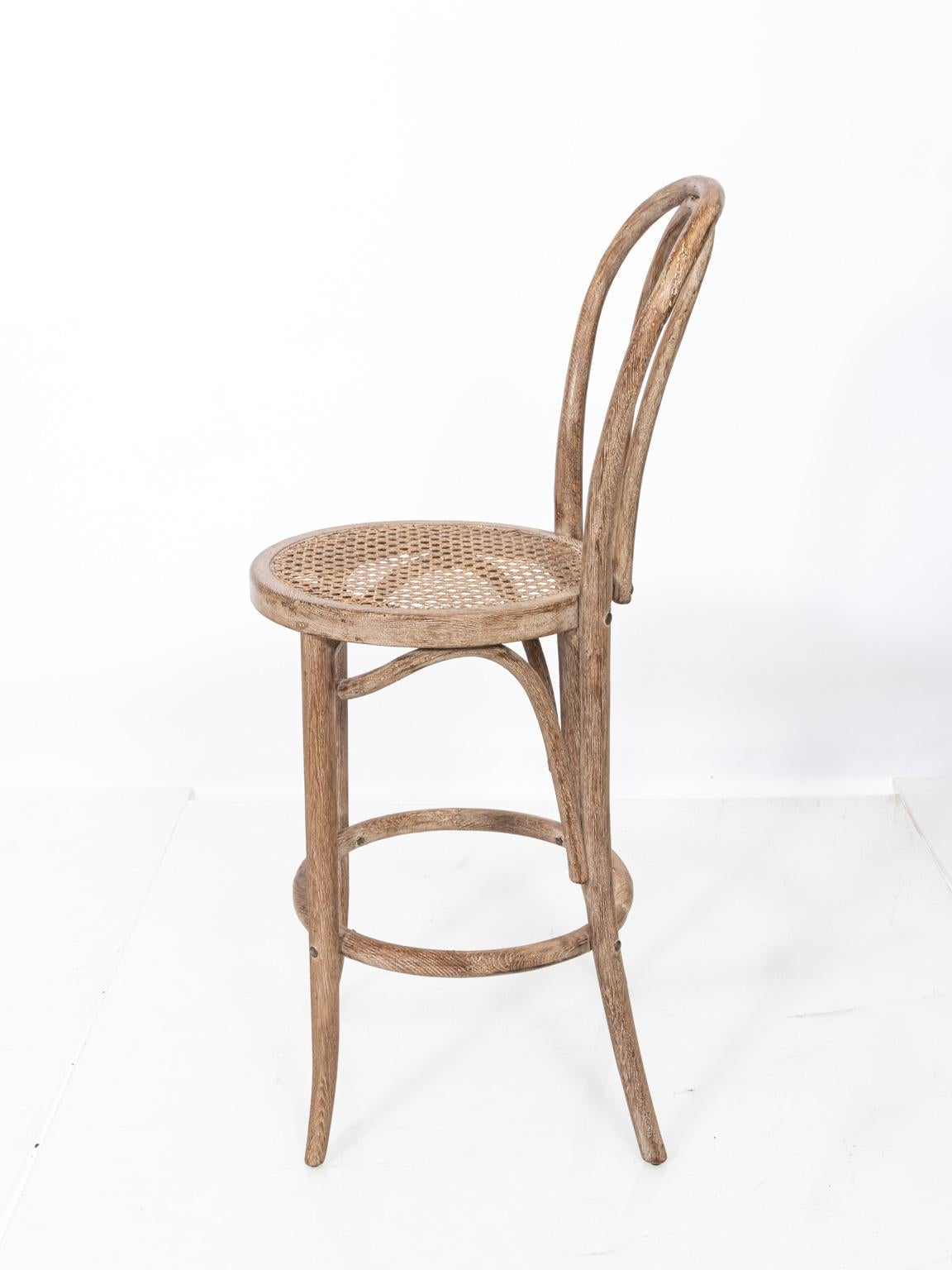 Paar Bugholz-Barhocker 7