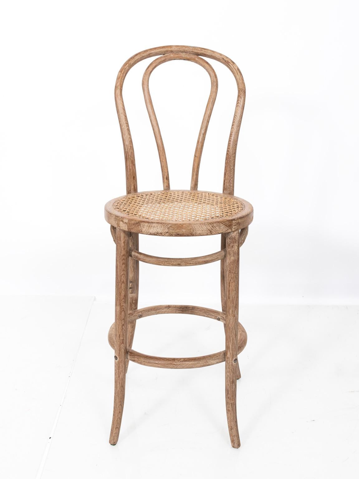 Paar Bugholz-Barhocker 8