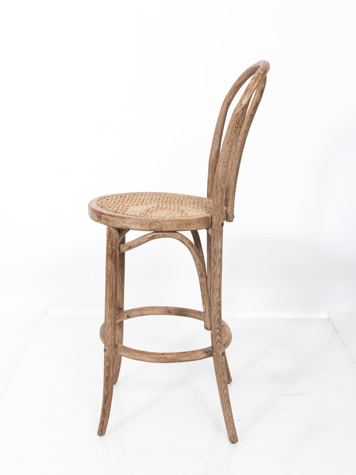 Paar Bugholz-Barhocker 2