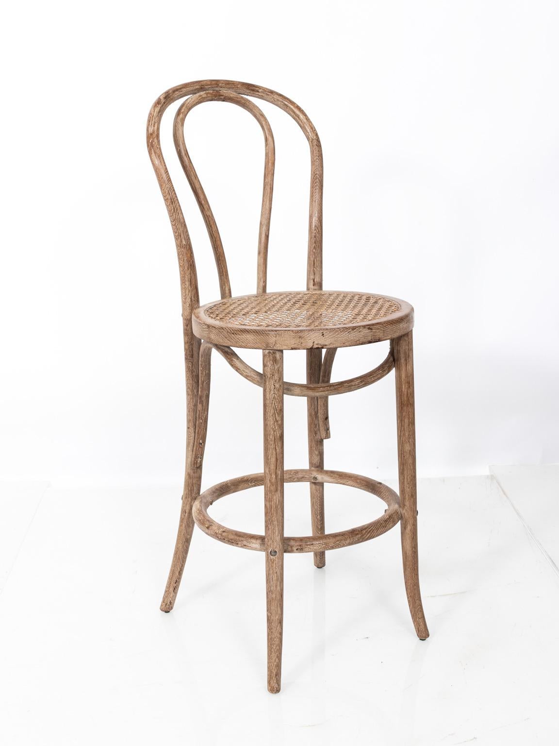 Paar Bugholz-Barhocker 4