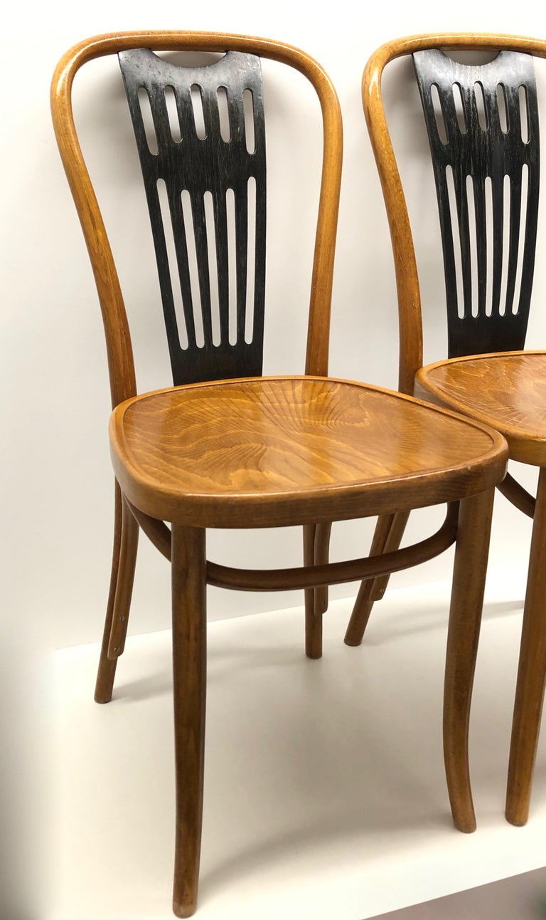 Pair of Bentwood Chairs made by ZPM Radomsko, Poland for Mobilair