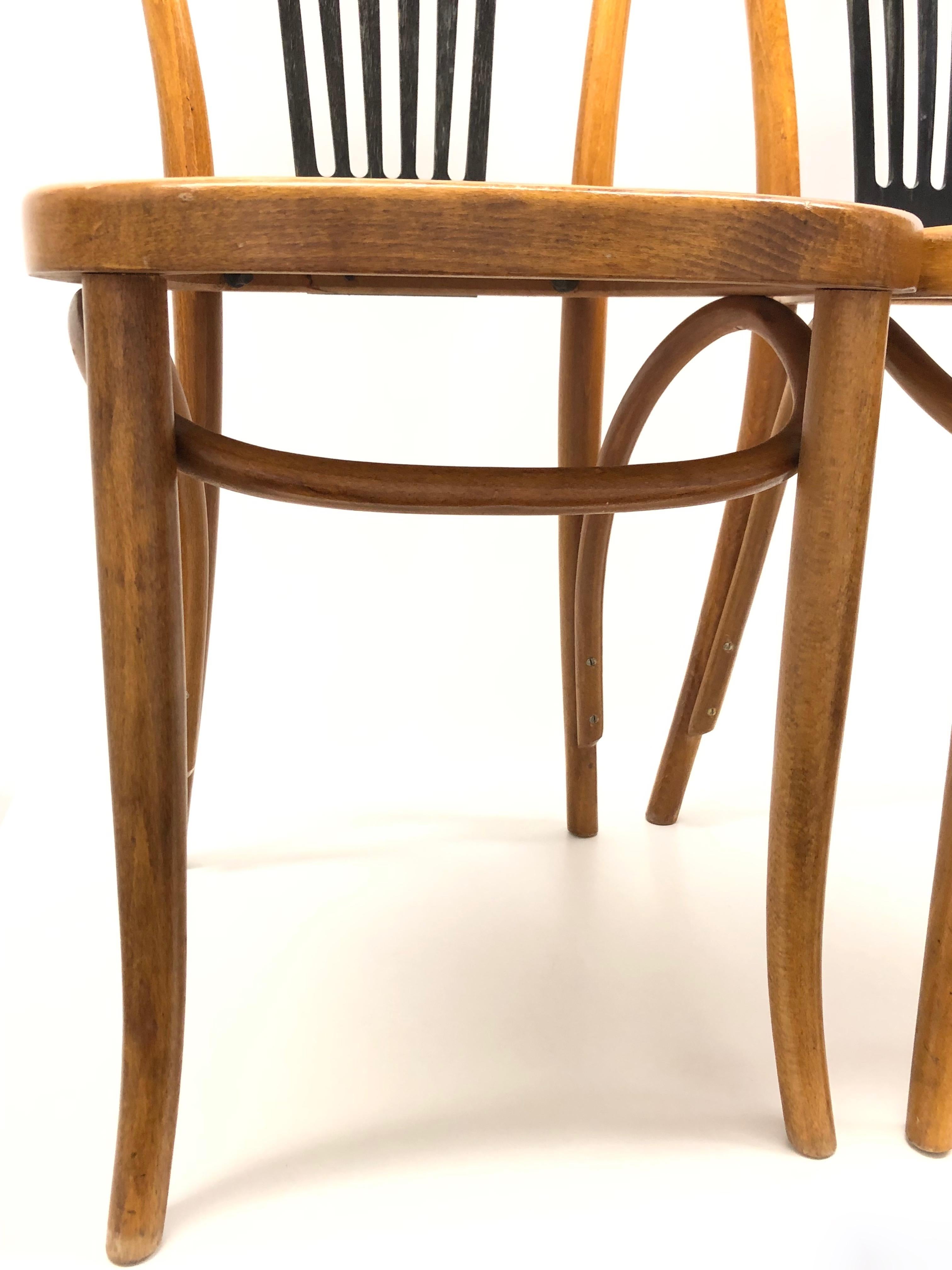 Pair of Bentwood Chairs made by ZPM Radomsko, Poland for Mobilair, Germany In Good Condition In Nuernberg, DE