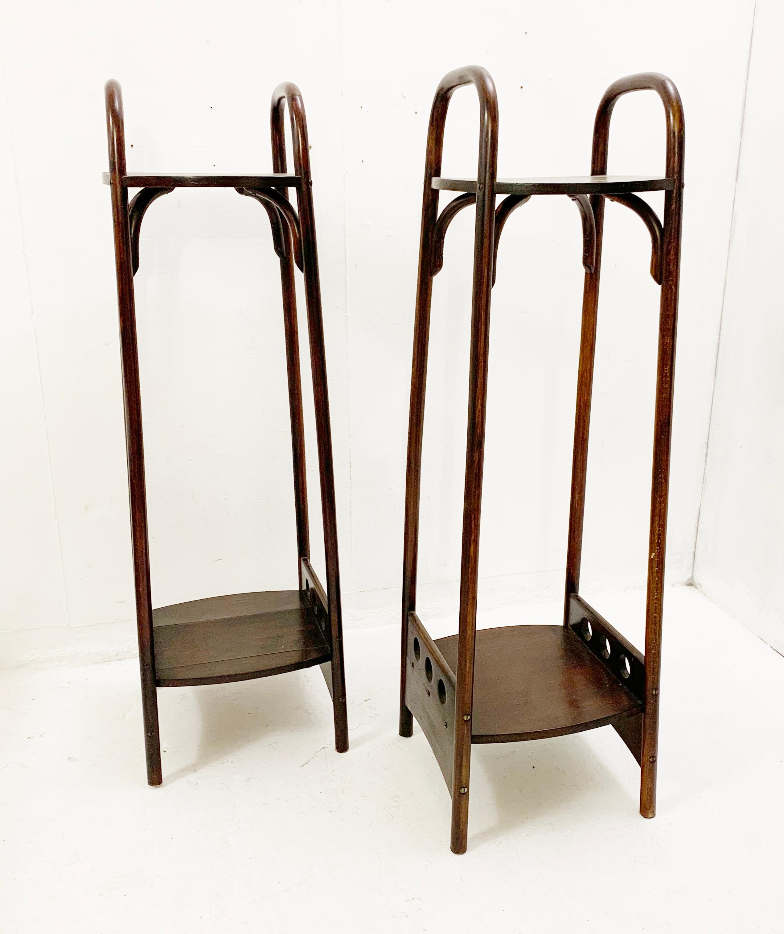 Austrian Pair of Bentwood Harnesses by Thonet, 1930s For Sale