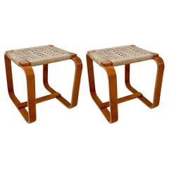 Pair of Bentwood Stools by Giuseppe Pagano Pogatschnig 1938/41, Maggioni, Italy