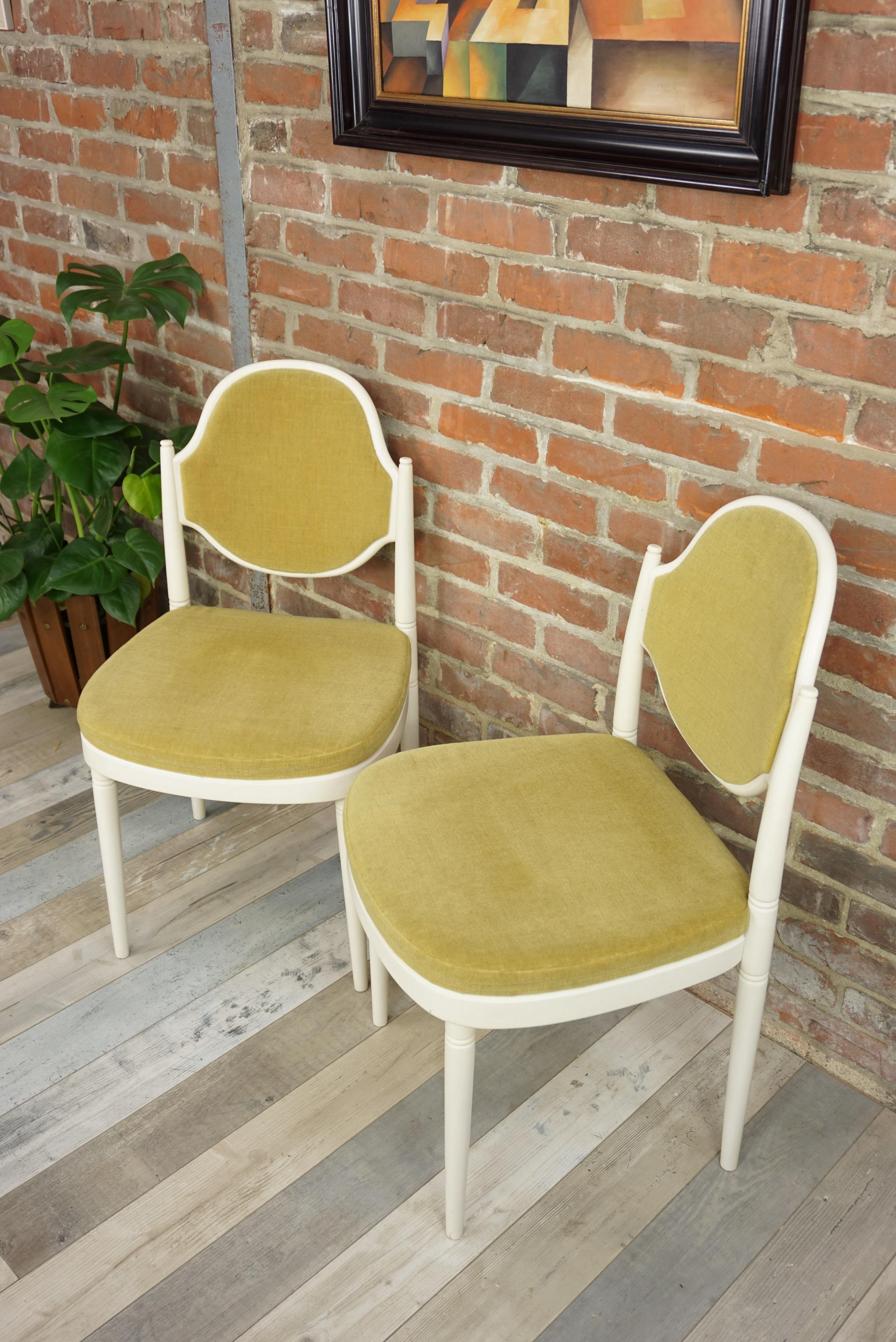 Pair of Bentwood Thonet Chairs Design Hanno Von Gustedt 8