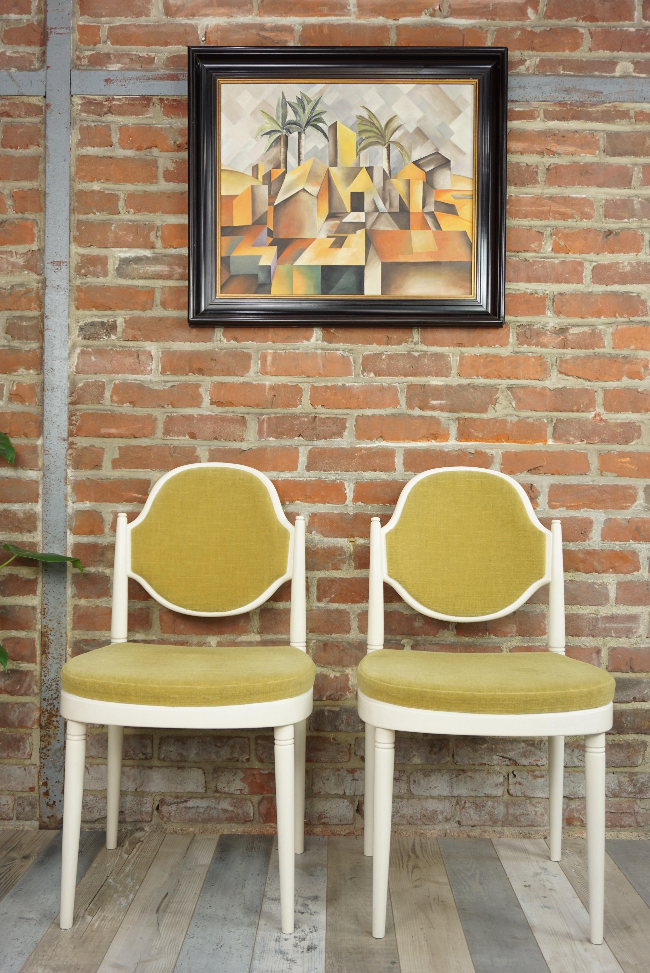 Mid-20th Century Pair of Bentwood Thonet Chairs Design Hanno Von Gustedt