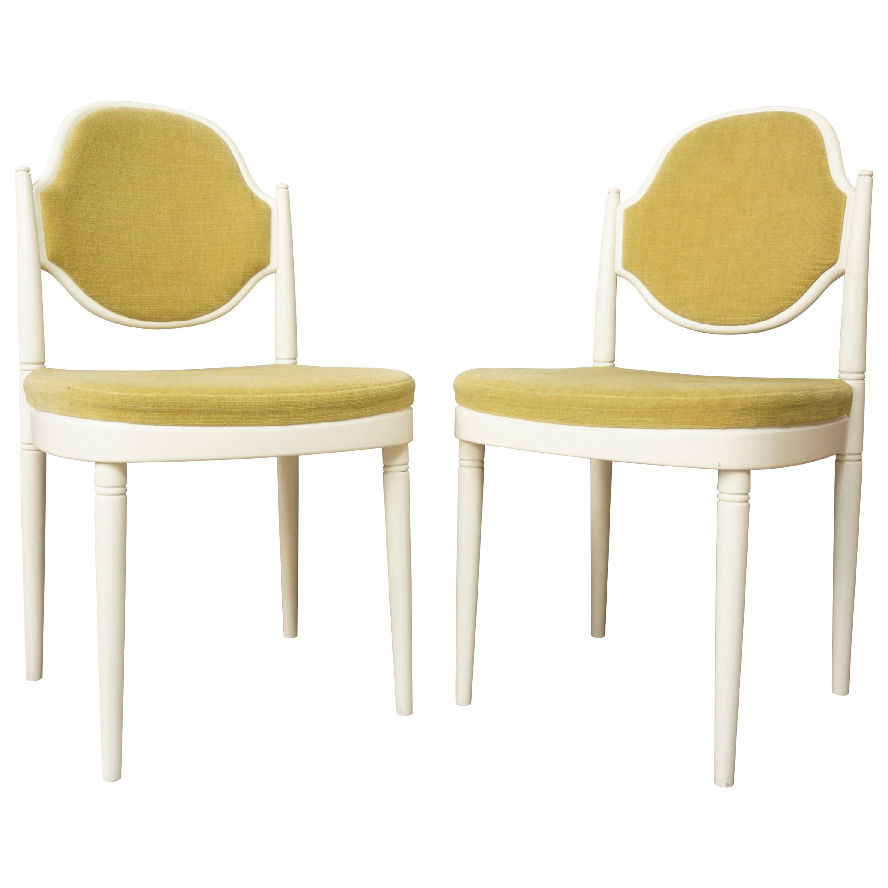 Pair of Bentwood Thonet Chairs Design Hanno Von Gustedt