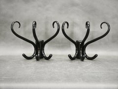 Pair of Bentwood Wall Hooks, Czechoslovakia, 1940s–1950s