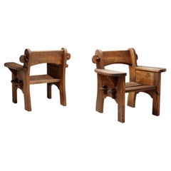 Pair of "Berga" Armchairs by David Rosén for Nordiska Kompaniet, Sweden 1940s