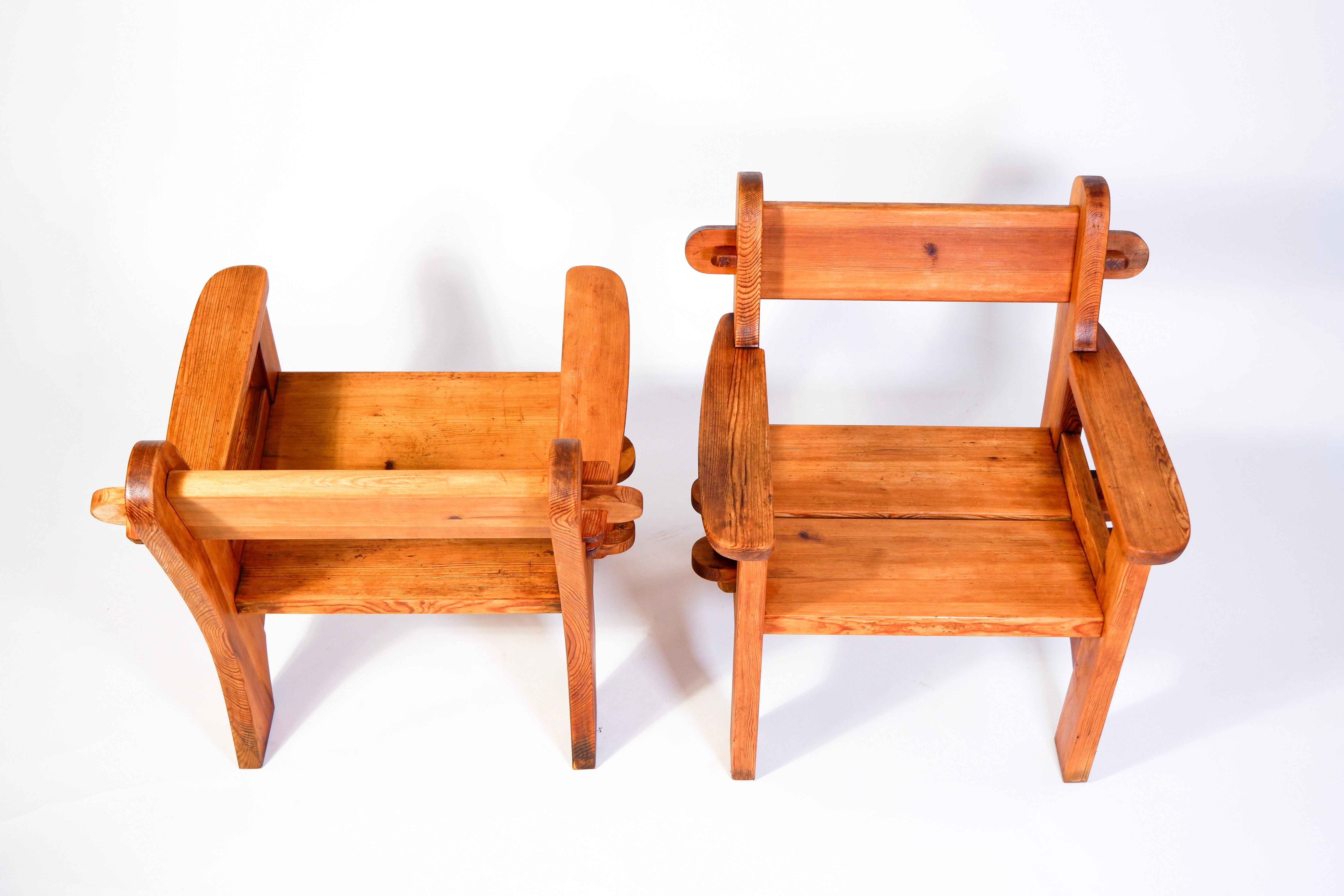 Paire de fauteuils Berga conçus par David Rosèn pour Nordiska Kompaniet, 1944 en vente 5