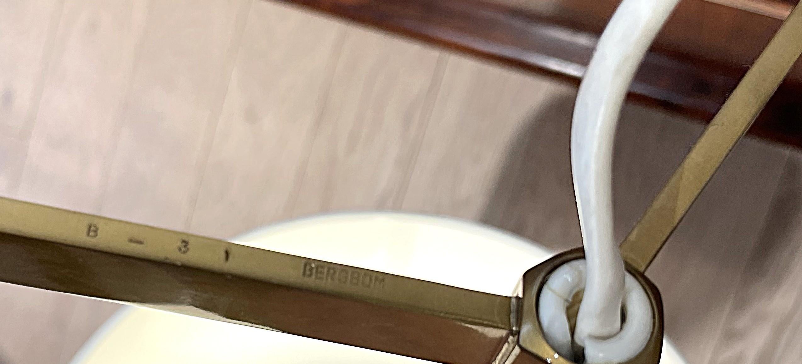 Bergboms B-31 lampes de table en laiton en vente 4