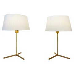 Pair of Bergboms B-31 brass table Lamps