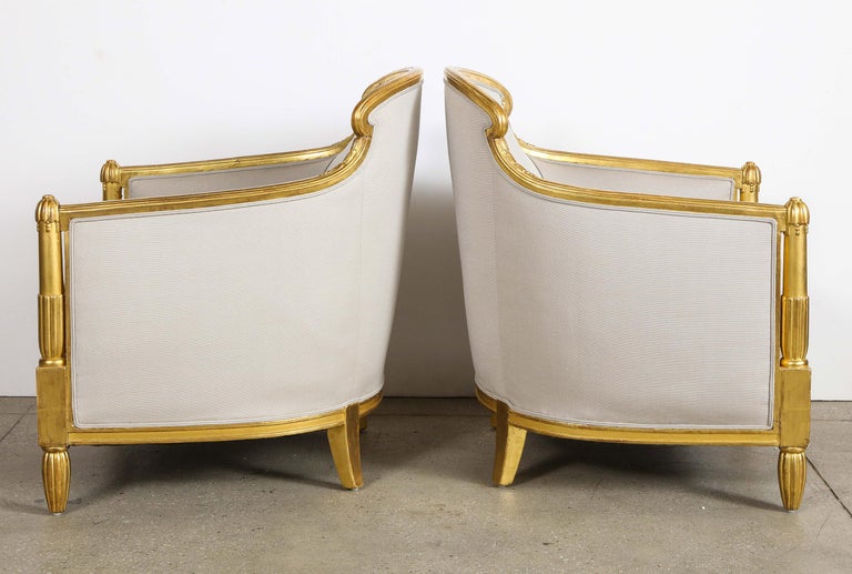 French Pair of Bergeres Attributed to Sue et Mare