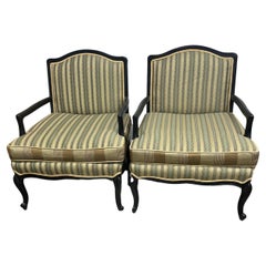 French Provincial Bergere Chairs