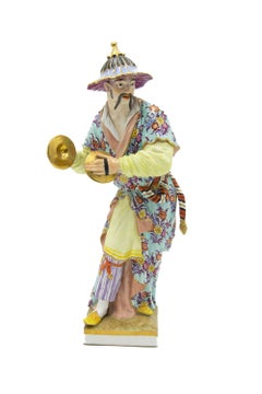 Pair of Berlin Porcelain Asian Couple Figures