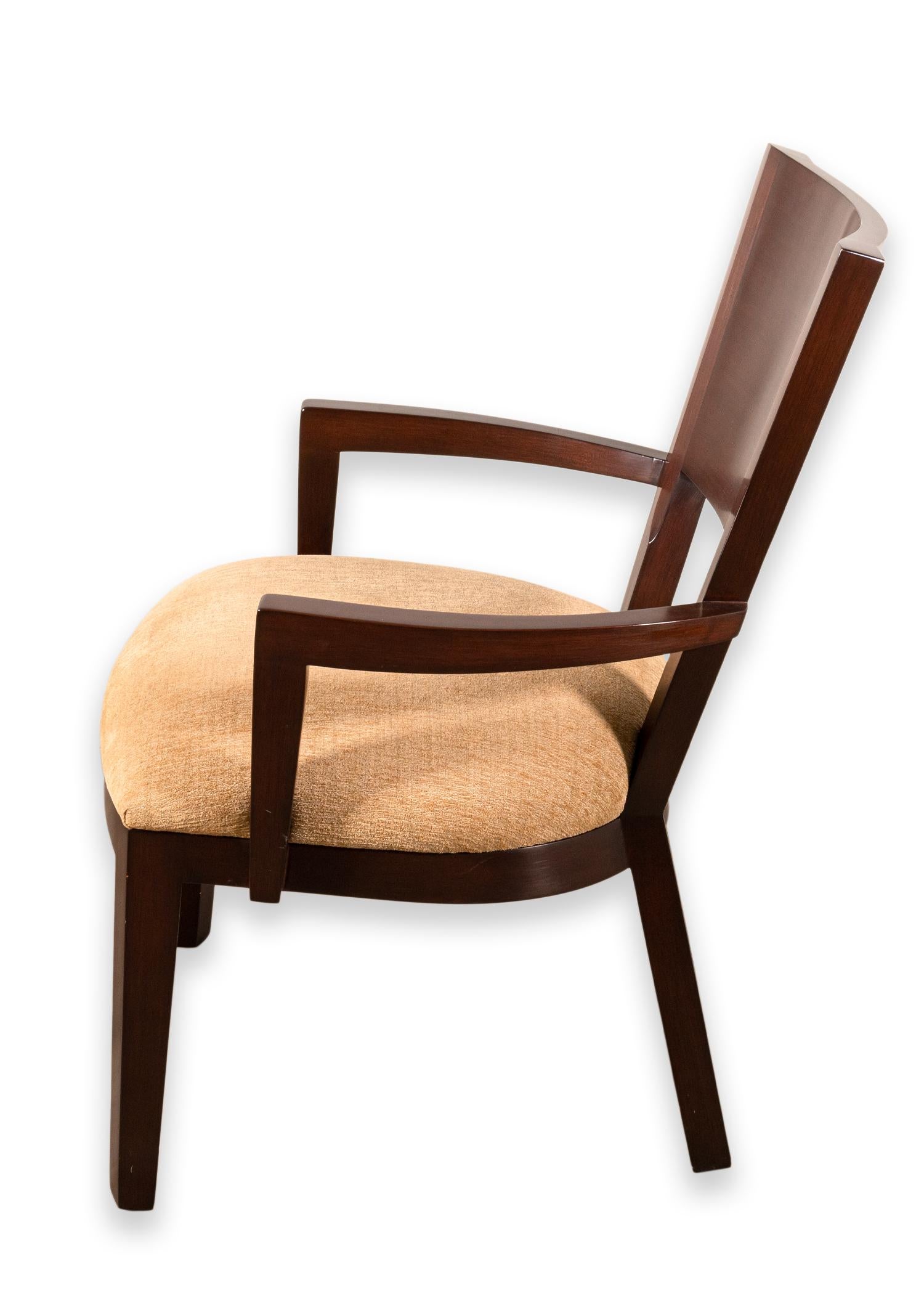 20ième siècle Paire de fauteuils Berman Rossetti Contemporary Modern Wood Woods en vente