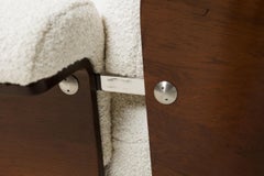 Pair of Bernard Brunier for Coulon French Rosewood "Viborg" Armchairs