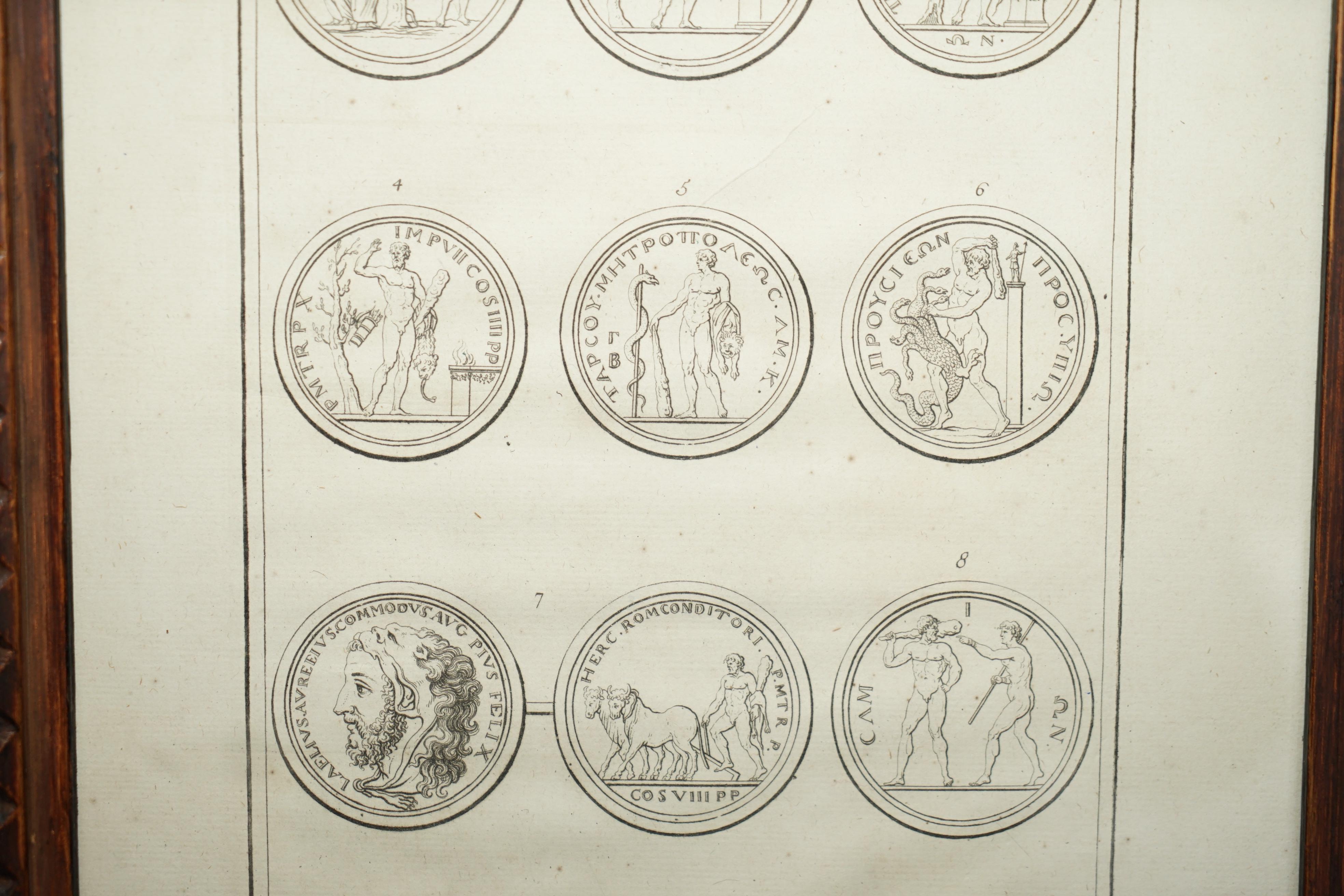 Paire d'estampes originales de l'antiquité du Grand Tour de Bernard De Montfaucon Paris 1719 en vente 11