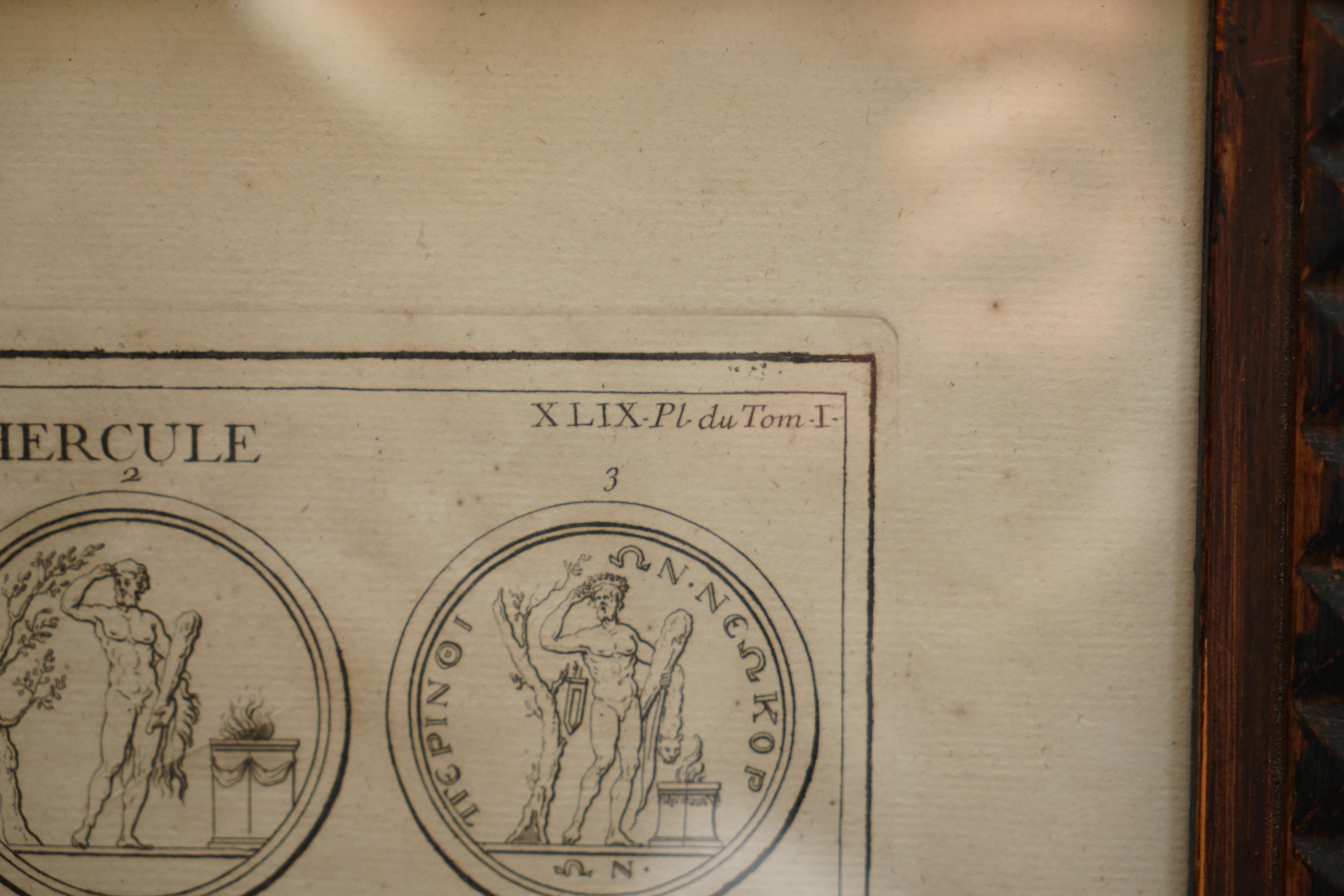 Pair of Bernard De Montfaucon Paris 1719 L'antiquite Original Grand Tour Prints For Sale 11