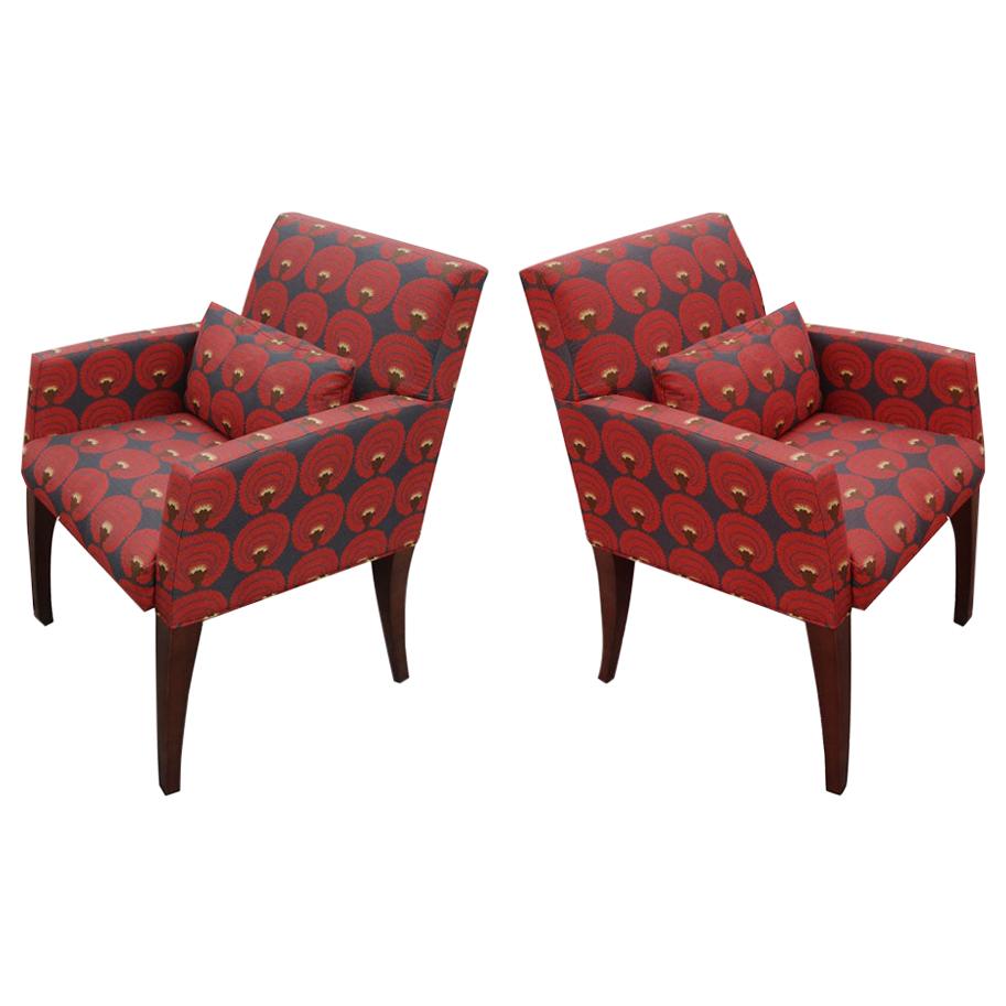 Pair of Bernhardt Lounge Guest Chairs