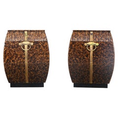 Pair of Bert England for Widdicomb Bombe End Tables, 1965