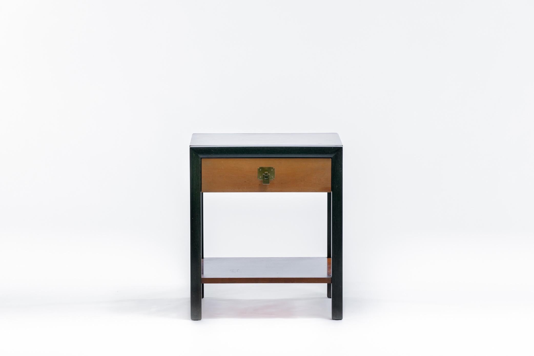 Walnut Pair of Bert England Night Stands / End Tables, circa 1950s