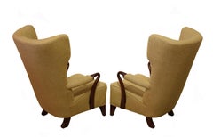 Pair of Bertil Söderberg Wingback Chairs